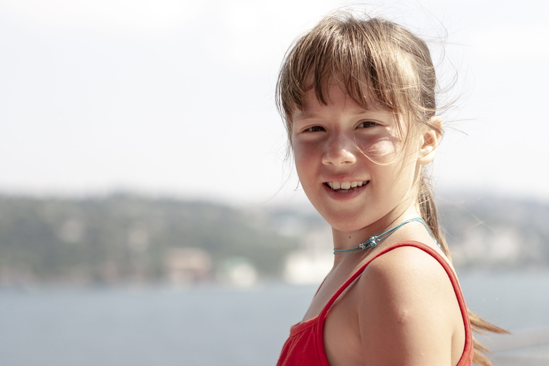 face, one person, 4K, day, outdoors, people, blonde, portrait, side view, girl, caucasian, childhood, sunburnt, young, women, happiness, happy, emotion