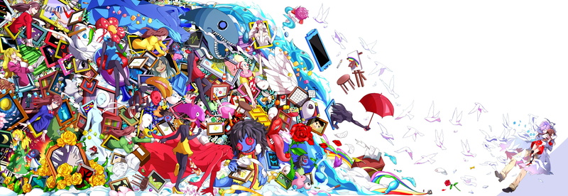 anime, 4K, IB (game), Gary (IB), Mary (IB)