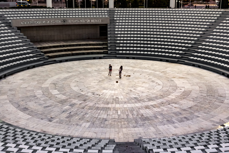 amphitheatre, travel, hulki okan tabak, full length, girls, act, person, performance, real people, people, arena, konya culture center, flooring, leisure activity