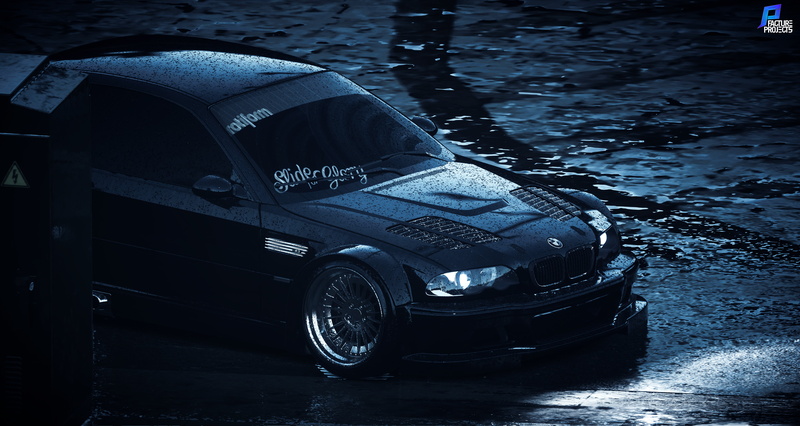 BMW M3 E46, BMW, Need for Speed, black, NFS 2015, 5K, black cars
