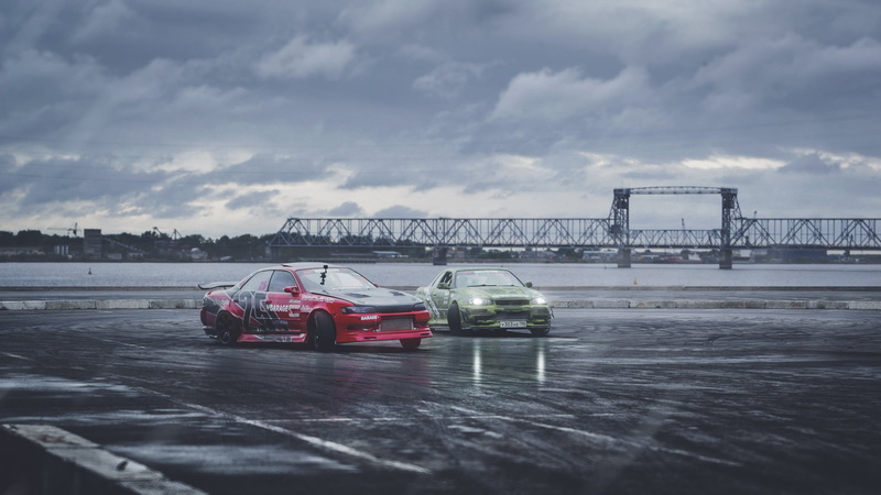 red cars, Toyota, car, vehicle, Nissan, Toyota Mark II, green cars, Nissan Skyline R34, 1080P