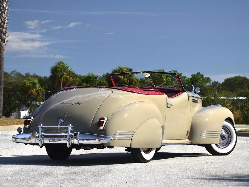 super, 720P, convertible, 1941, 180, packard, victoria, retro, luxury