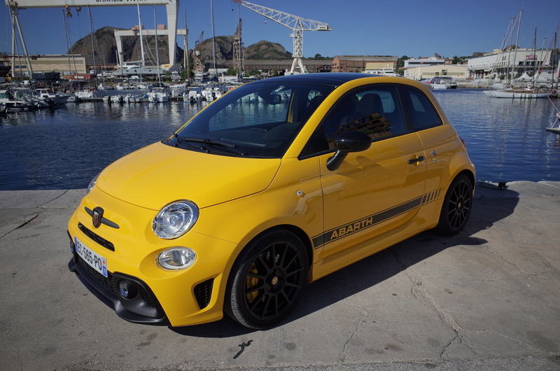 1080P, fiat, 2016, 595, competizione, abarth, yellow
