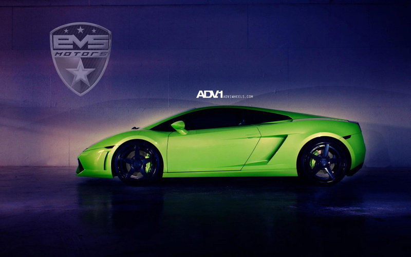 spec, track, 1080P, lamborghini, sports, green, adv5, car, gallardo, cars, adv
