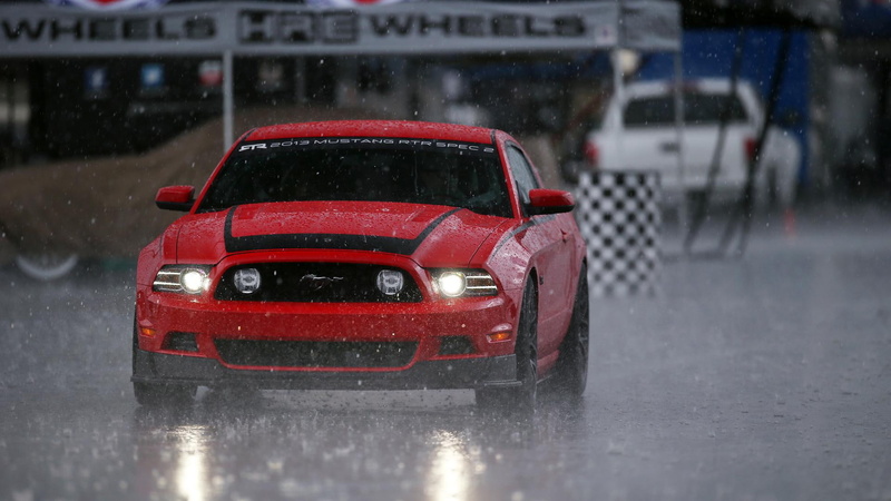 ford, cars, 1080P, red, rtr, mustang