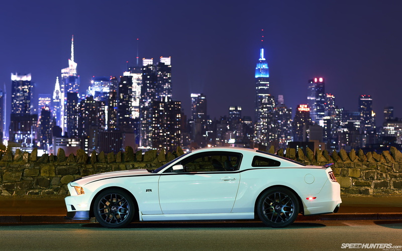 buildings, mustang, rtr, york, night, 1080P, ford, new, skyscrapers, cars, hd