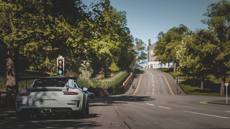 vehicle, Porsche GT3RS, Forza Horizon 4, car, video games, 2019 Porsche 911 GT3 R (991), GT3 RS, Porsche 911, 1080P, Porsche, Forza