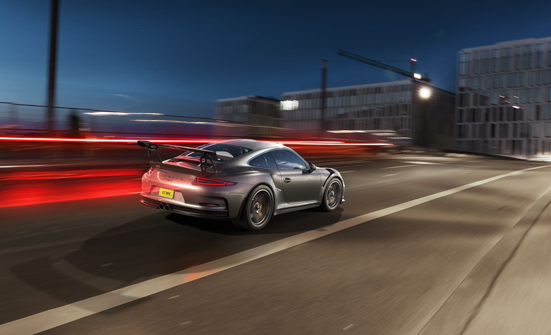 Porsche 911 GT3 RS, Silver Car, Porsche, Sport Car, Car, Vehicle, Porsche 911, Porsche 911 GT3, 4K, Motion Blur