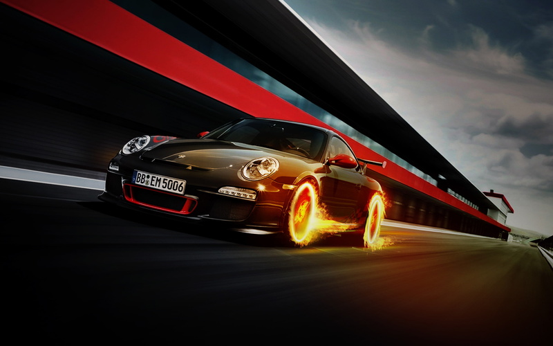 911, car, GT3, sky, motorsport, road, rs, land vehicle, sports race, red, 2K, motion, transportation, motor racing track, cloud - sky, speed, sports car