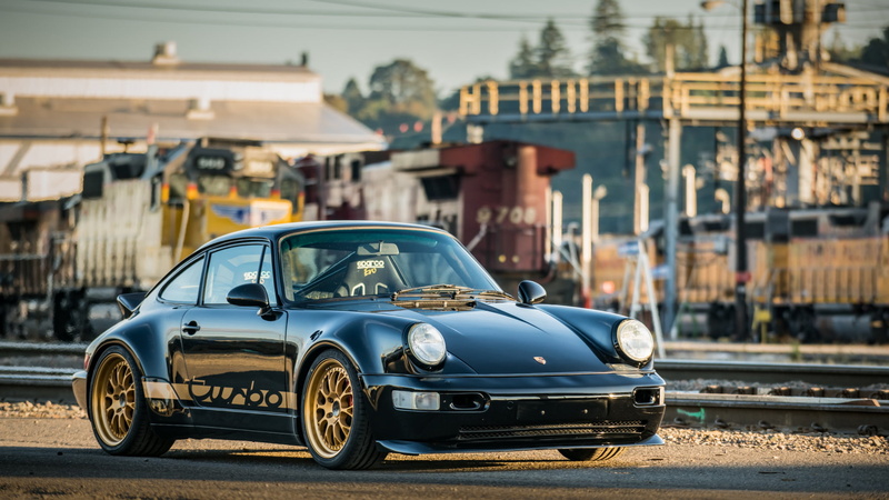 Car, Porsche, Old Car, Coupé, Black Car, 1080P, Porsche 964 Turbo, Sport Car