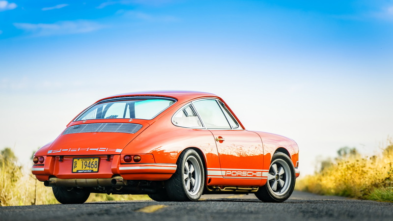 Old Car, Tuning, Coupé, 1080P, Orange Car, Car, Porsche, Sport Car, Porsche 912
