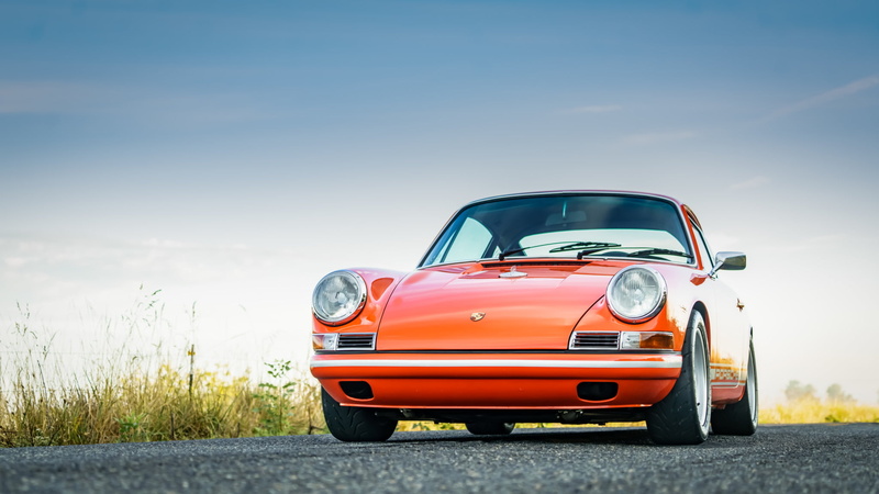 Porsche, Coupé, 1080P, Tuning, Old Car, Sport Car, Porsche 912, Car, Orange Car