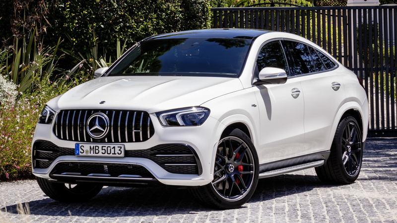 1080P, White Car, Luxury Car, Mercedes-Benz, Mercedes-AMG GLE 53, Car, Coupé