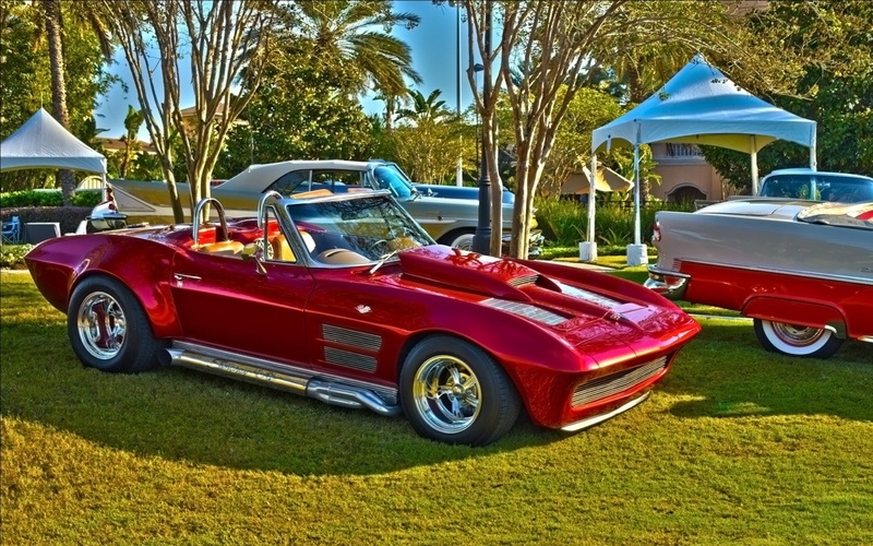 car, Chevrolet Corvette, Goodwood Festival of Speed, 1080P, Custom Vette, Chevrolet