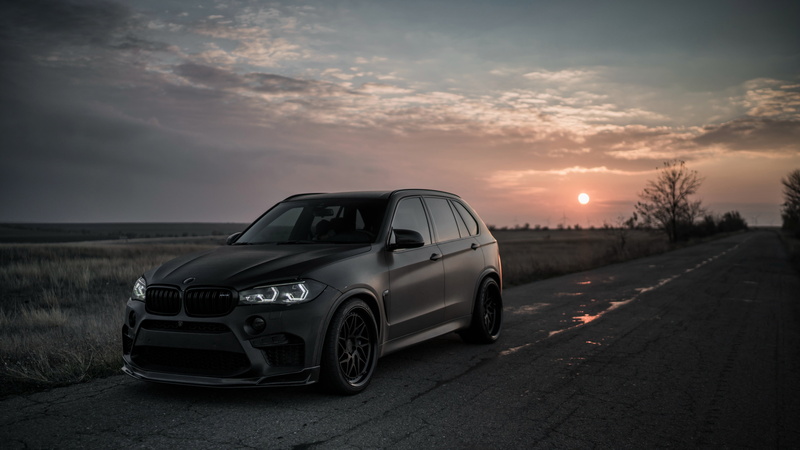 BMW X5, X5M, sunset, 4K, Z Performance, 2018