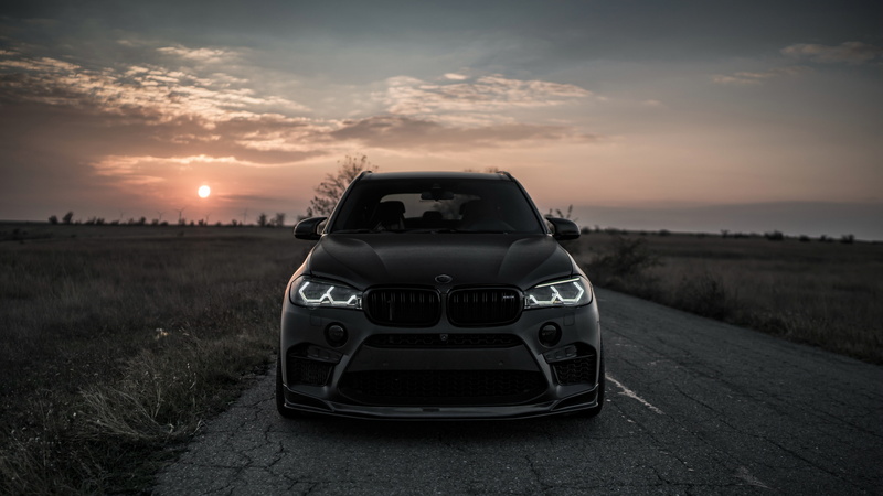 2018, 4K, Z Performance, X5M, front view, sunset, BMW X5