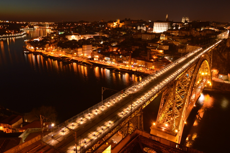 built structure, outdoors, nature, building exterior, nightview, transportation, cityscape, night, 5K, city, high angle view, architecture, bridge, connection