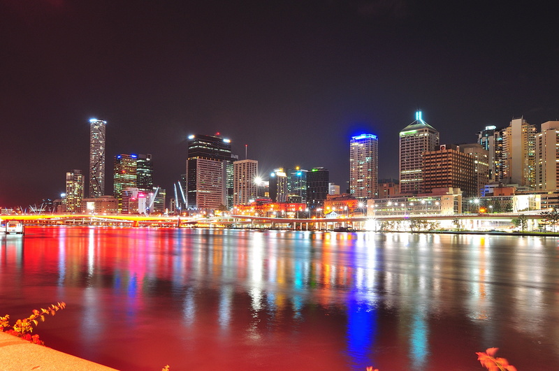 building exterior, city life, night, reflection, office building exterior, outdoors, cityscape, nightview, building, architecture, australia, waterfront