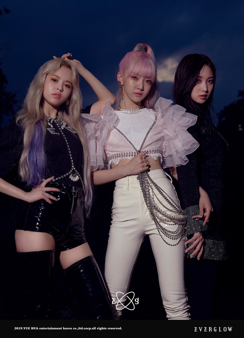 1080P, Onda (Jo Serim), E:U (Park Jiwon), EVERGLOW, K-pop, Sihyeon (Kim Sihyeon)