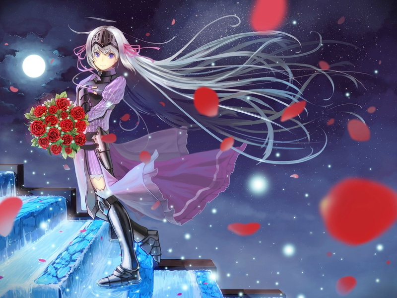 Eucliwood Hellscythe, Anime Girls, 1080P, Kore Wa Zombie Desu Ka?, Purple Eyes