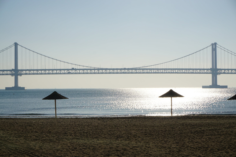 bridge - man made structure, nature, sky, horizon over water, clear sky, land, architecture, 5K, coastal, bay, water, sea, tourism, sand beach, landscape
