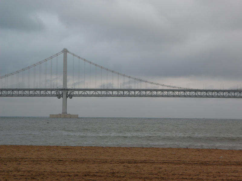 outdoors, sea, day, architecture, connection, gwangalli, bay, sky, travel destinations, bridge, busan, no people, water, scenics - nature, 1080P, bridge - Man Made Structure