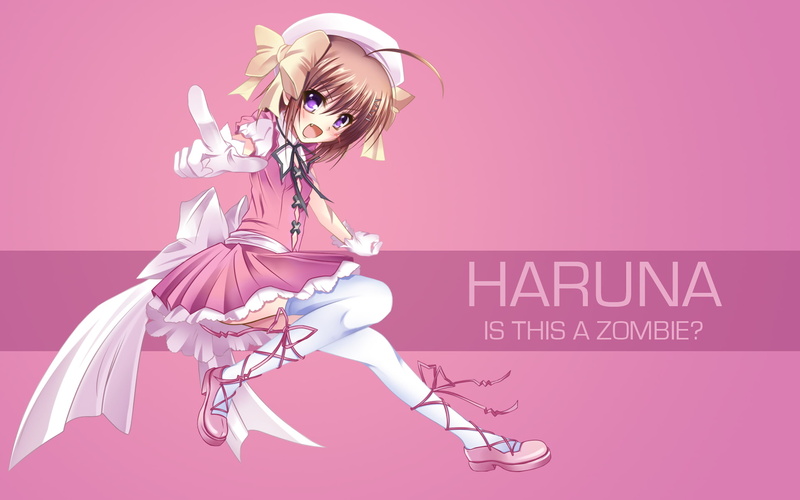 Kore wa Zombie Desu ka?, pink color, clothing, fashion, females, hair, beauty, lifestyles, women, hairstyle, blond hair, beautiful woman, anime girls, dress