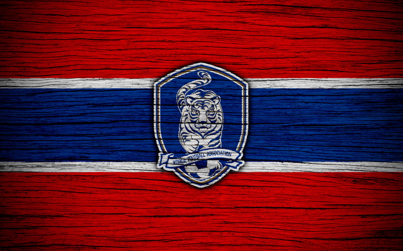 Soccer, 4K, Emblem, South Korea National Football Team, Logo, South Korea