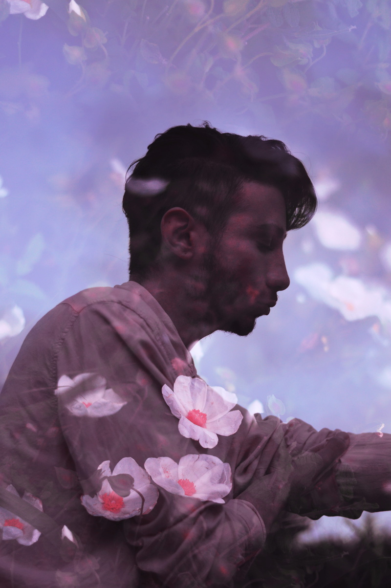 outdoors, cloud - sky, flowering plant, flower, sky, s, hany, spring, reflection, contemplation, man, guy, plant, white, young adult, 5K, lifestyles, casual clothing