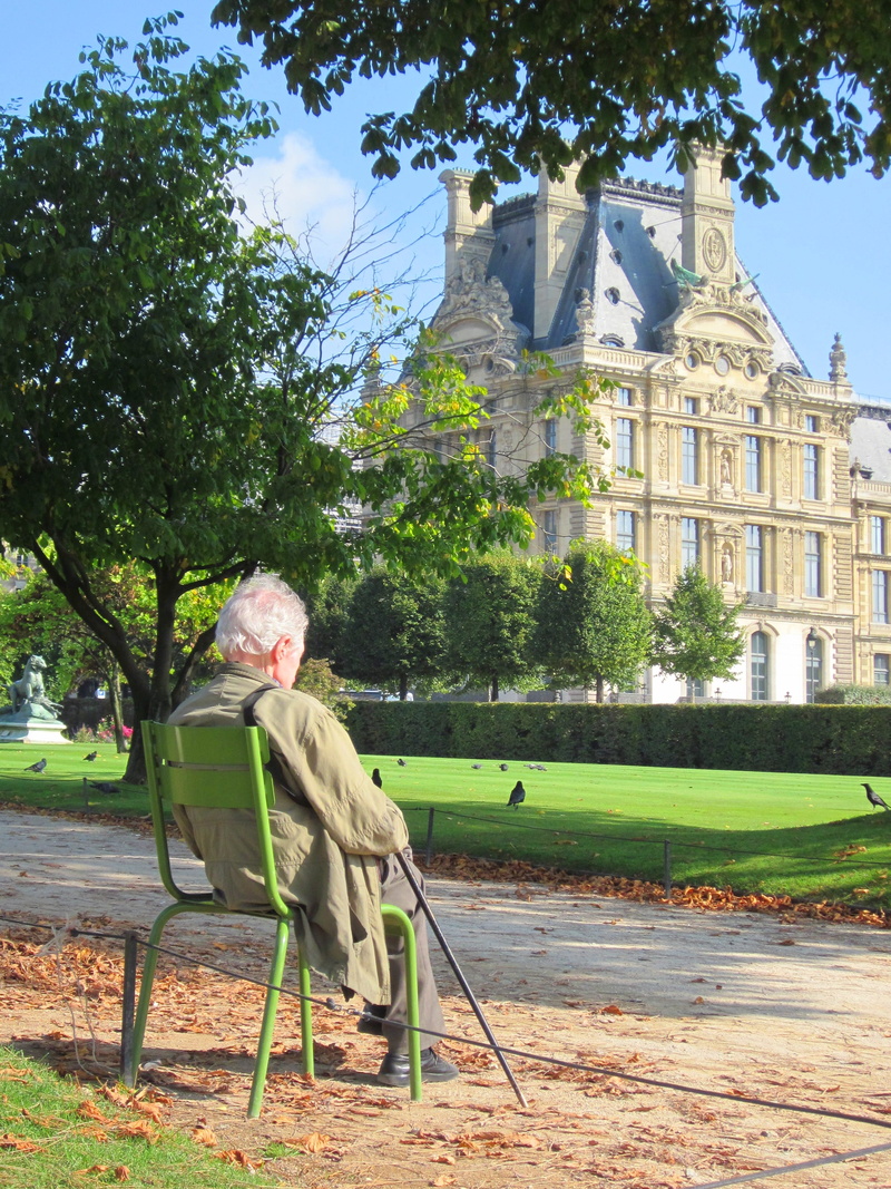 museum, paris, pavillon de marsan, retired, real people, 2K, senior Adult, Old Man, thoughtful, one person, old, garden, one senior man only, casual clothing