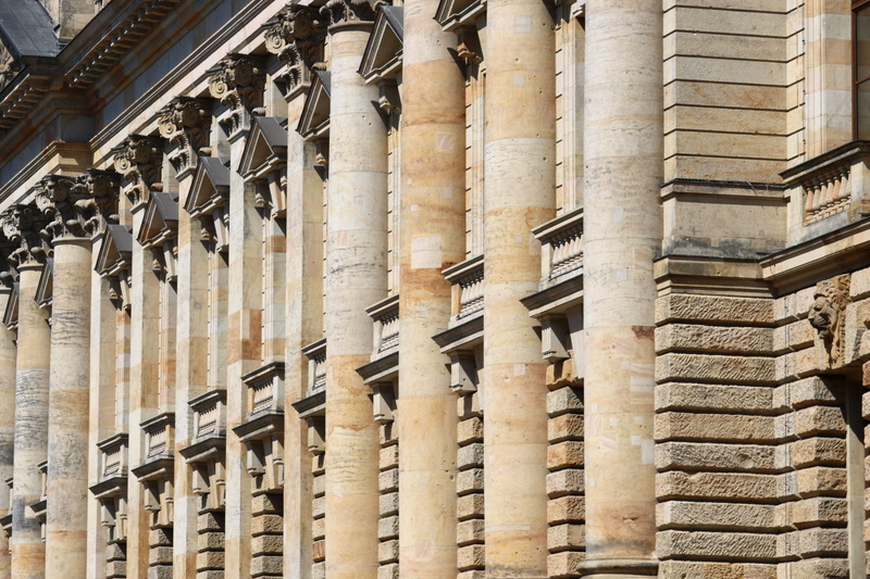 in a row, building exterior, house, pattern, built structure, the past, old, structure, 4K, no people, repetition, full frame, low angle view, columnar