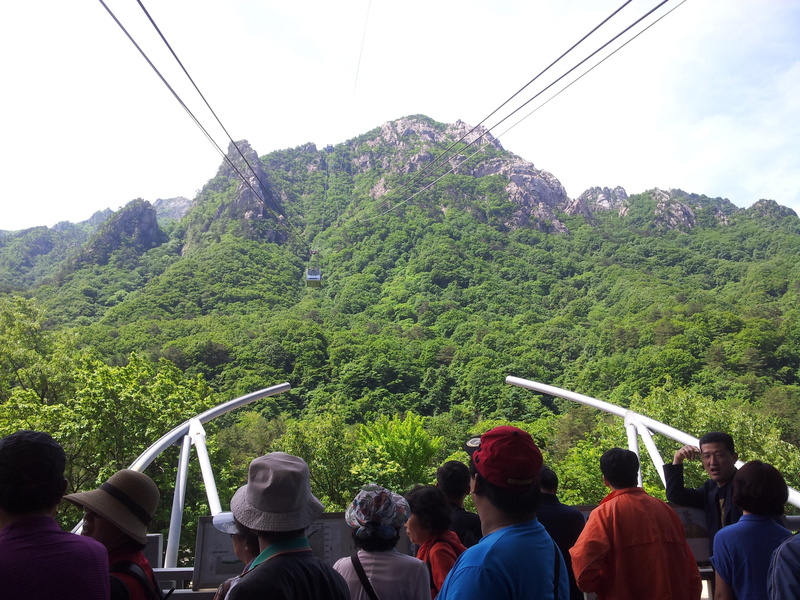 growth, the local administration of mastery, the cable car, 2K, nature, sky, mountain, day, transportation, crowd, women, sokcho, tree, plant, rear view