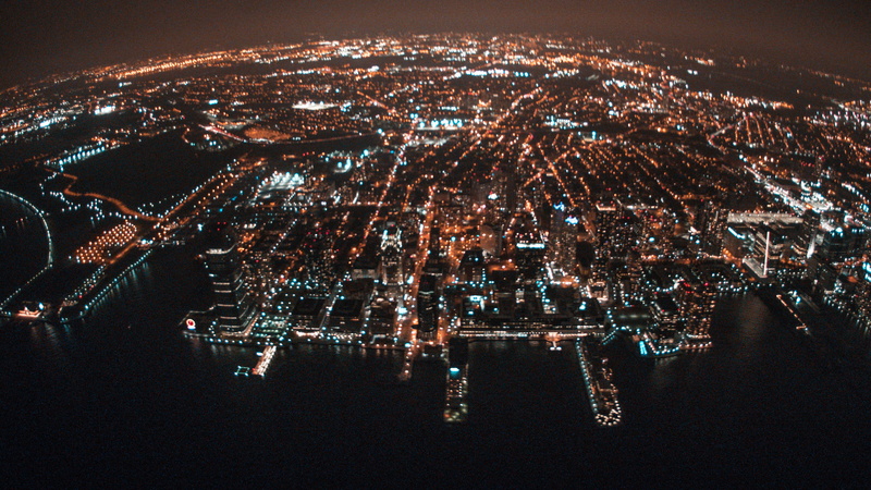 modern, building exterior, illuminated, built structure, aerial view, building, new york, architecture, travel destinations, city, 4K, water, aerial photography