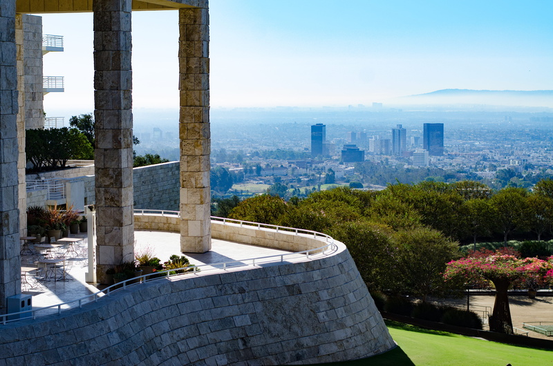 day, no people, sky, urban skyline, 4K, fog, green, the getty, office building exterior, building, building exterior, travel destinations, nature, skyscraper