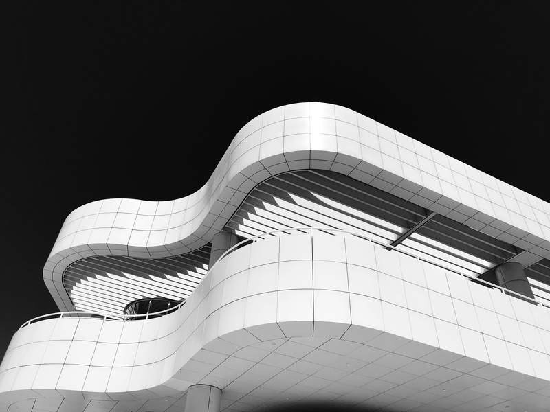 the getty, steel, floors, facade, built Structure, structure, construction Industry, urban Scene, office Building, pattern, sunlight, urban, backgrounds