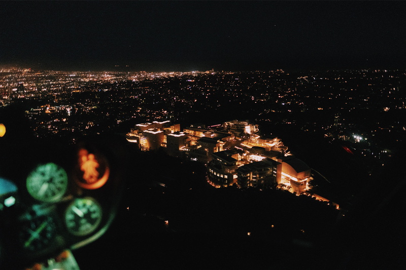 aerial view, travel, getty museum, sky, 4K, nature, night, landscape, high angle view, los angeles, outdoors, the getty museum, urban, scenery, architecture