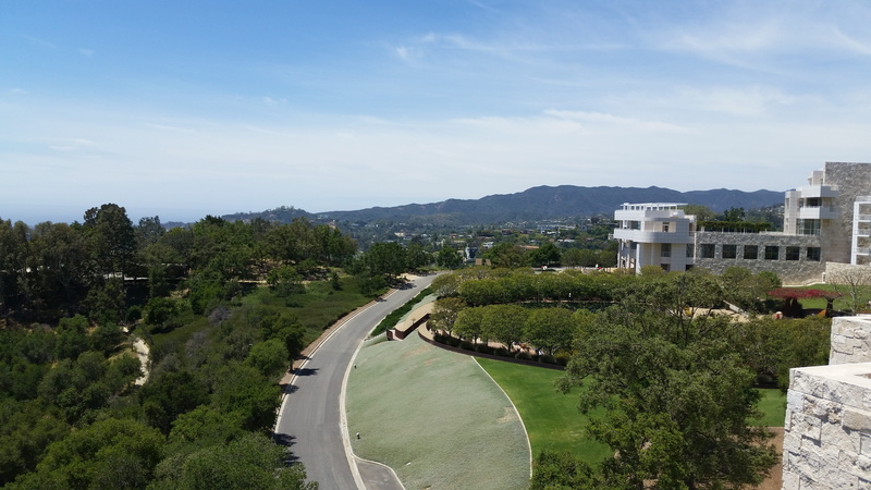 built structure, the getty, united states, day, transportation, tree, los angeles, scenics - nature, city, building exterior, #gettycenter #landscape, 5K