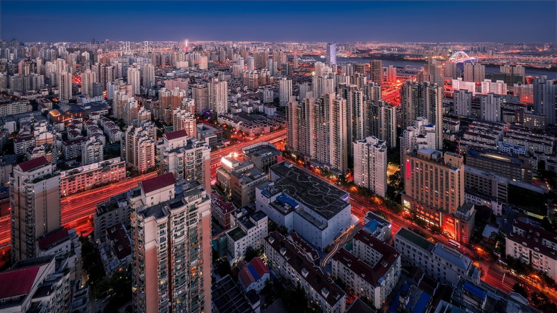 highways, architecture, night, citylifes, light, asian, cities, 720P, chine, asia, asians, skylines, skyline, skyscrapers, buildings, cityscapes, bridges