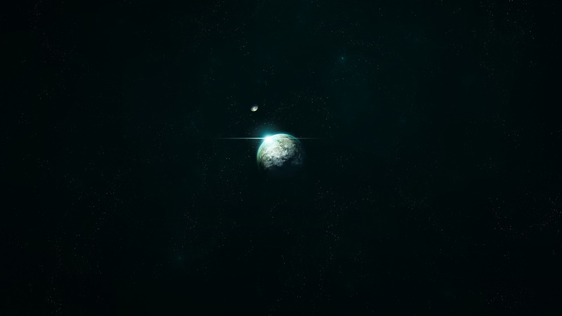 2K, space, planet, lonely