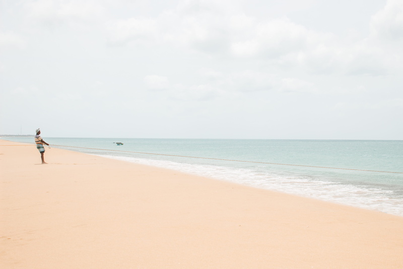 tranquil scene, horizon, travel photography, person, sri, northern, day, daytime, near, fishing sri lanka, horizon over water, sky, fishing, sand, ocean