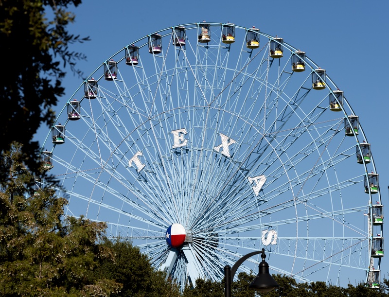 ride, nature, plant, fair park, gray, attraction, wheel, ferris, shape, large, ferris wheel, leisure activity, dallas, fairground, arts culture and entertainment