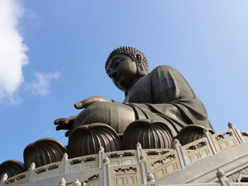 statue, creativity, built structure, art and craft, religion, human representation, belief, day, low angle view, building, 2K, blue, no people, outdoors