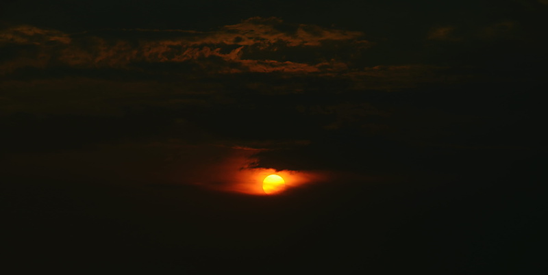 beauty in nature, sunset, sky, astronomy, red, eclipse, environment, orange, night, wonder, 4K, majestic, hongkong, dark, space exploration, dusk, orange color