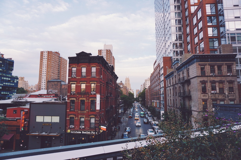overlook, residential district, outdoors, no people, built structure, transportation, chelsea, highline, land vehicle, office building exterior, apartment