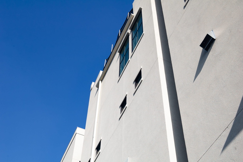 white, clear sky, blue sky, bell tower, sunlight, concrete, houston, city, outdoors, nature, wall - building feature, built structure, sky, tower, building
