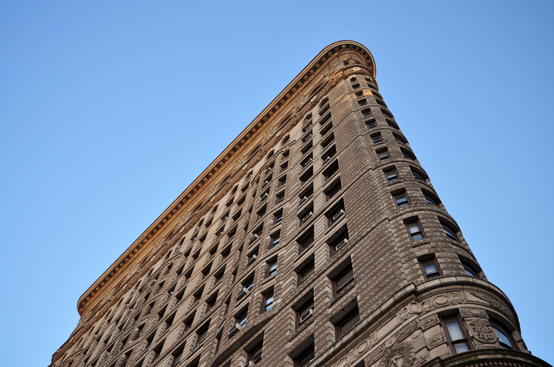 travel destinations, no people, newyork, building exterior, archaeology, 4K, place of worship, ancient civilization, gray, the past, flatiron, low angle view