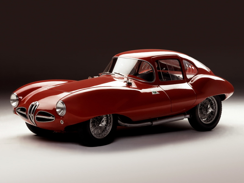 sports car, classic, alfa romeo disco volante, land vehicle, side view, luxury, elegance, car, convertible, retro styled, black background, toy, retro