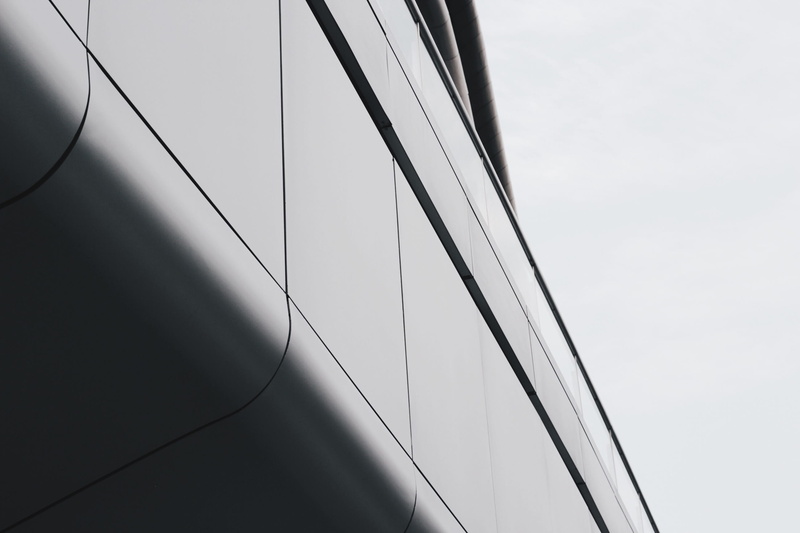 building exterior, day, office, skysoho, zahahadid, facade, city, modern, reflection, 2K, sailboat, nature, architecture, tall - high, pattern, close-up