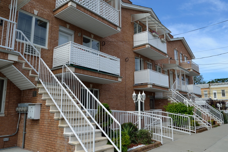 built structure, housing development, queens new york, realty, no people, investment, home ownership, window, building, sky, driveway, 300k home, railing