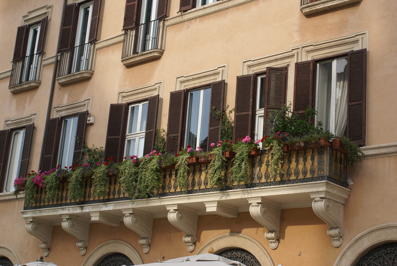 beauty in nature, built structure, no people, housing, flower, windows, city, structure, potted plant, plant, window, exterior, houseplant, mediterranean